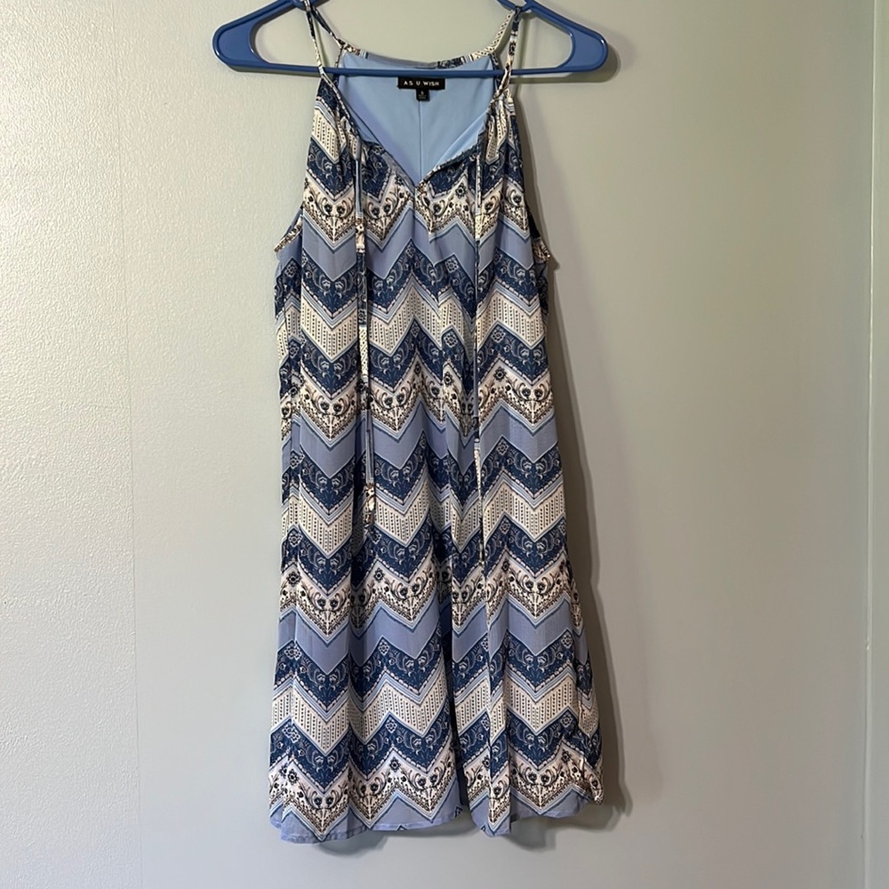 Blue dress